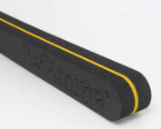 BackMitra Zwart~Geel | back mitra bestellen